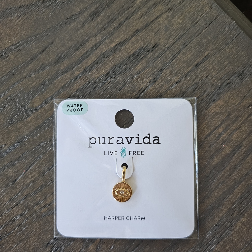 Pura Vida Gold Harper Charm